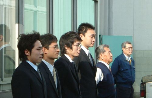 H18年３月　新卒。中途入社挨拶
