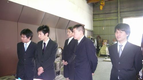 '08入社の大○さん　左端