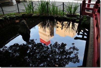 小梳神社にある池