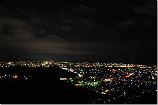 静岡市内の夜景