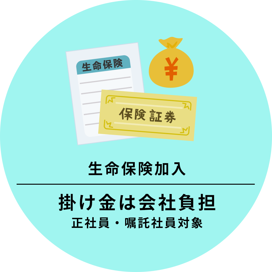 生命保険の掛け金は会社負担