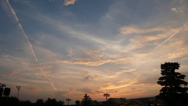 感動の夕焼け