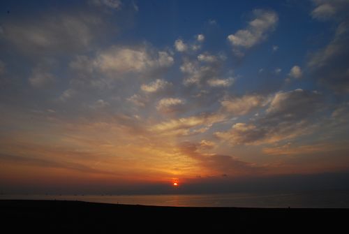 羽衣の松の目の前の海岸