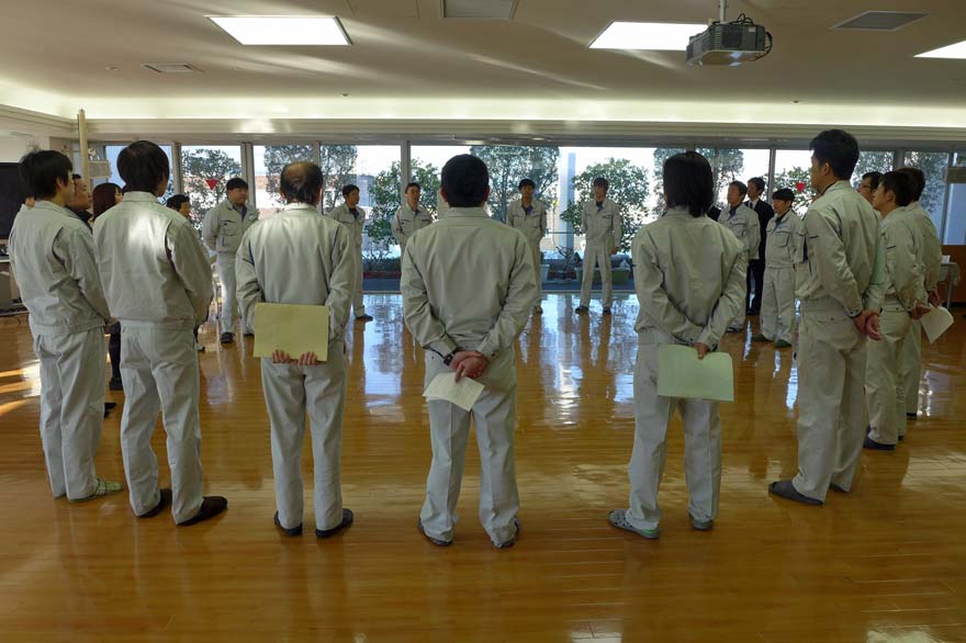 西精工さんの1時間の朝礼