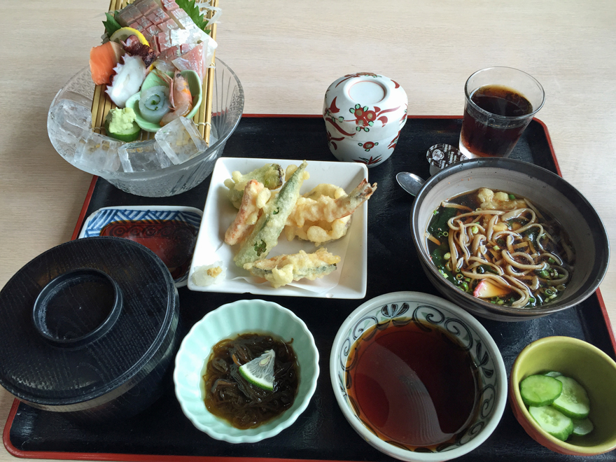 お刺身・そば定食