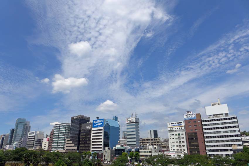 気持ちの良い空模様