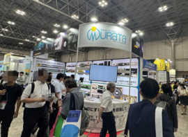 「幕張メッセに出展中です！」