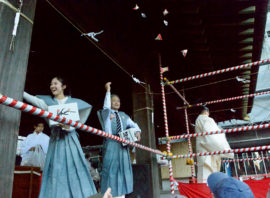 静岡浅間神社の節分祭で「鬼やらい」と「豆まき」奉仕！