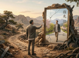 「指先は自分に！」