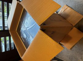 「重量17kgの宅配ボックスが届きました！」