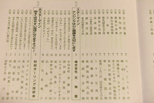 安倍川花火大会　大スターマイン　村田ボーリング技研株式会社