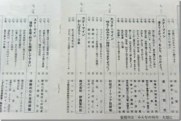 安倍川花火大会「明るく住みやすい地球になりますように！」村田ボーリング技研（株）