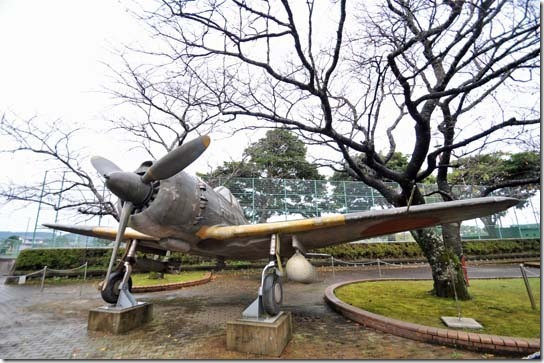 知覧特攻平和館・野外展示されているゼロ戦