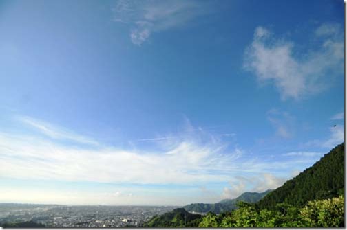 久しぶりの青空