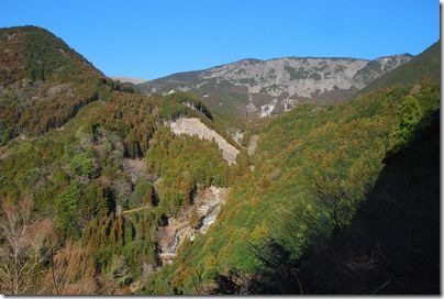 標高５００〜６００ｍにあるわさび田