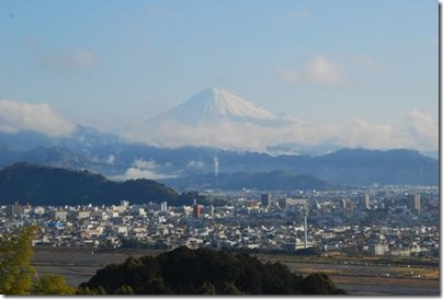 ３月の富士山