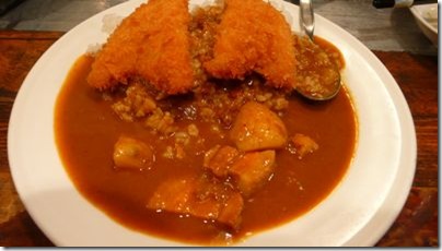 白身魚フライカレー