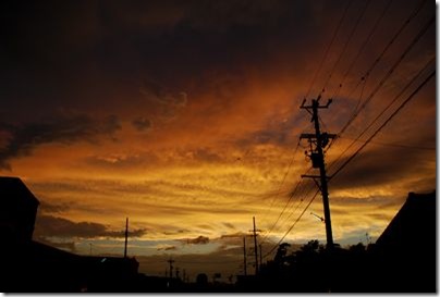 焼津市の夕焼け