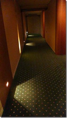 ホテル内の廊下