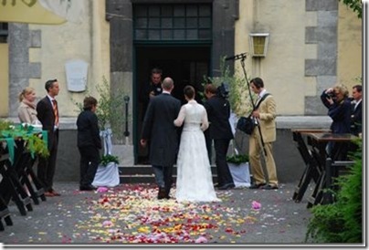 ケルン市内の結婚式