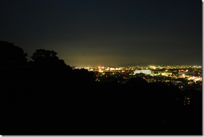 静岡市内の夜景